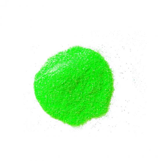 Глитер   неон зеленый    0,2 мм фото 
