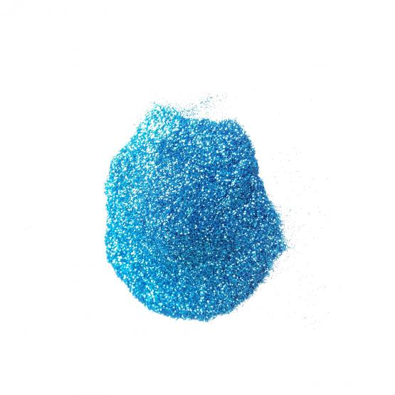 Глитер   морской голубой непрозрачный 0,2 мм фото 