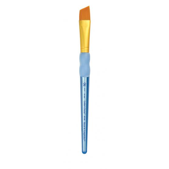 Кисть плоская скошенная  Gold Talkon  #5/8 (настоящий размер 10) синяя ручка фото 2