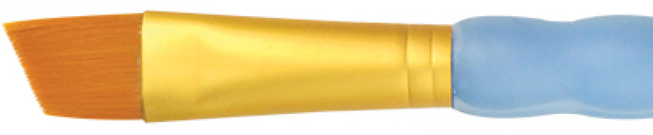 Кисть плоская скошенная Golden Talkon # 3/8 ( настоящий 6 размер) фото 