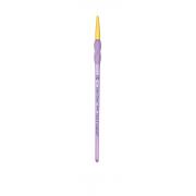Кисть круглая White Talkon #0 лайнер фиолетовая ручка
