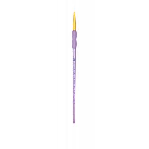 Кисть круглая White Talkon #0 лайнер фиолетовая ручка