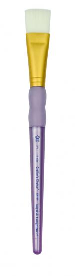 Кисть плоская White Talkon #3/4 (#12) фиолетовая ручка фото 