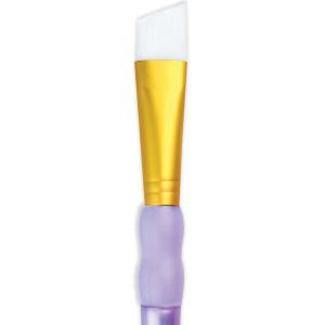 Кисть плоская скошенная  White Talkon #5/8  фиолетовая ручка