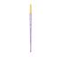 Кисть плоская овальная White Talkon фиолетовая ручка #4 (настоящий размер 2)