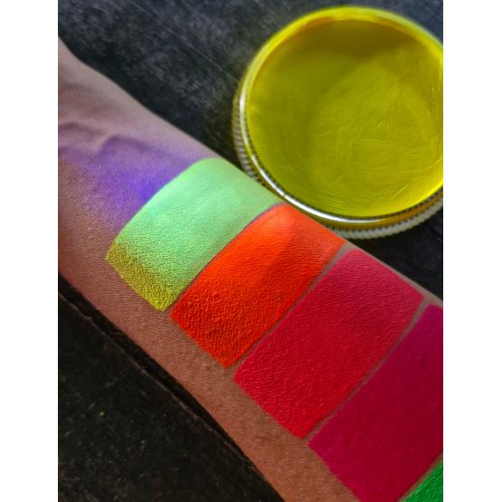 Аквагрим MAG неон желтый 30 гр фото 2