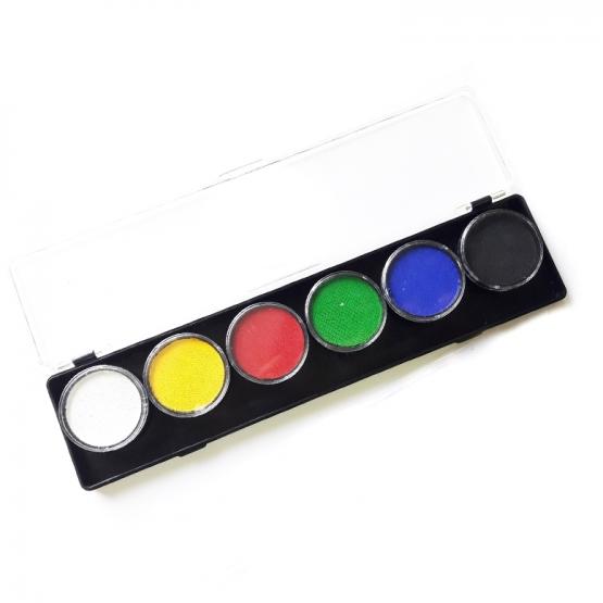 Аквагрим Professional Colors colours палитра базовые 6x10 гр фото 