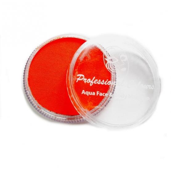 Аквагрим Professional Colors неон оранжевая 32 гр фото 