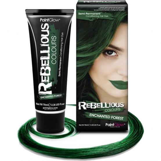 Зеленая краска-тоник для волос 70 мл фото 