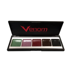 Палитра спирт Europian body-art Venom SFX для зубов 5 цветов