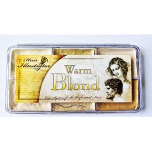 Алкокраска спиртовой грим Illustrator Warm Blond 6 цветов