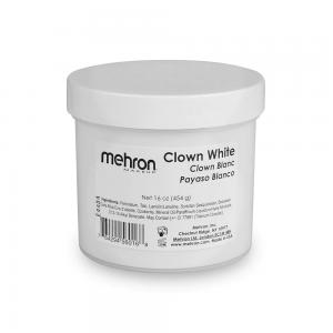 Mehron Clown White грим жирный белый  450 гр