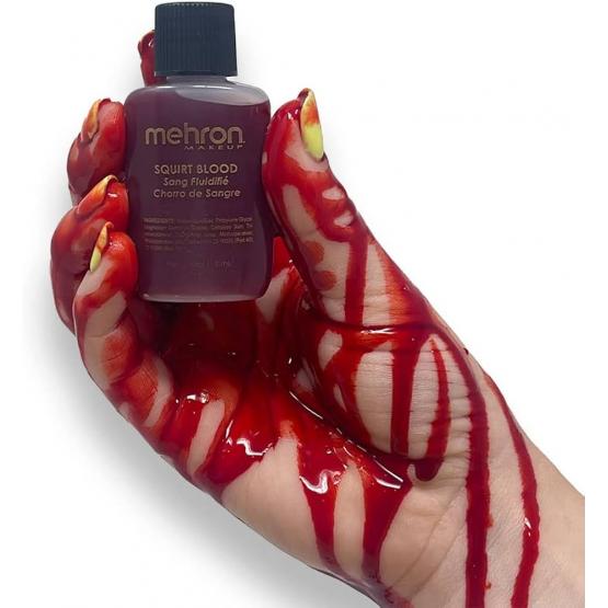 Искусственная кровь жидкая алая Mehron Squirt Blood 15 мл фото 2