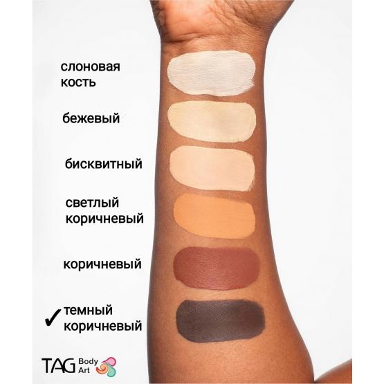 Аквагрим TAG коричневый темный 32 гр фото 1