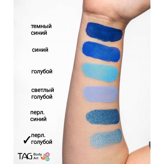 Аквагрим TAG перл. голубой 32 гр фото 1