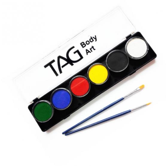 Аквагрим TAG  палитра базовая 6 цветов фото 