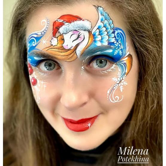 Трафарет для аквагрима MILENA STENCILS снежинки O27 Милена фото 3
