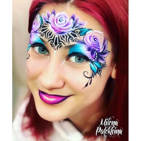 Трафарет для аквагрима MILENA STENCILS Корона O16  Милена фото 1