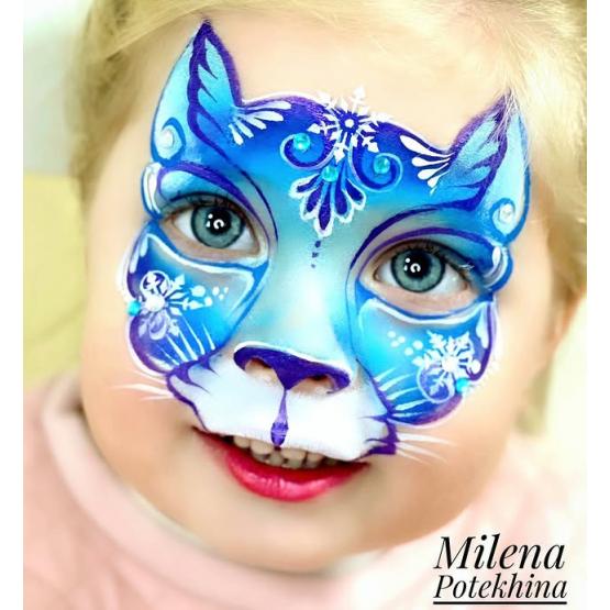 Трафарет для аквагрима MILENA STENCILS снежинки O24 Милена фото 3