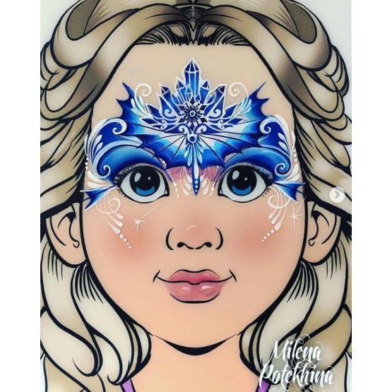 Трафарет для аквагрима MILENA STENCILS кристаллы P13 Милена фото 1